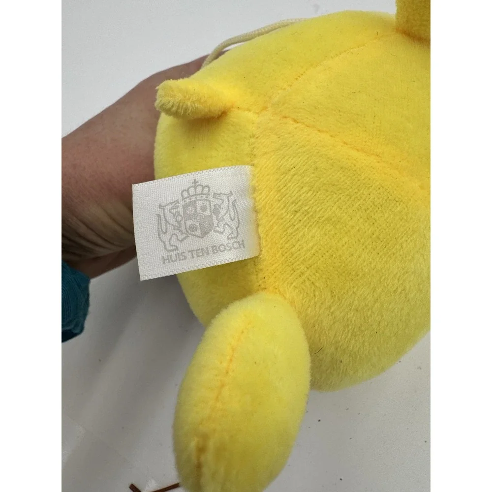 Huis Ten Bosch bear plush toy Yellow Bear EUC tush tag Round from Japan RARE